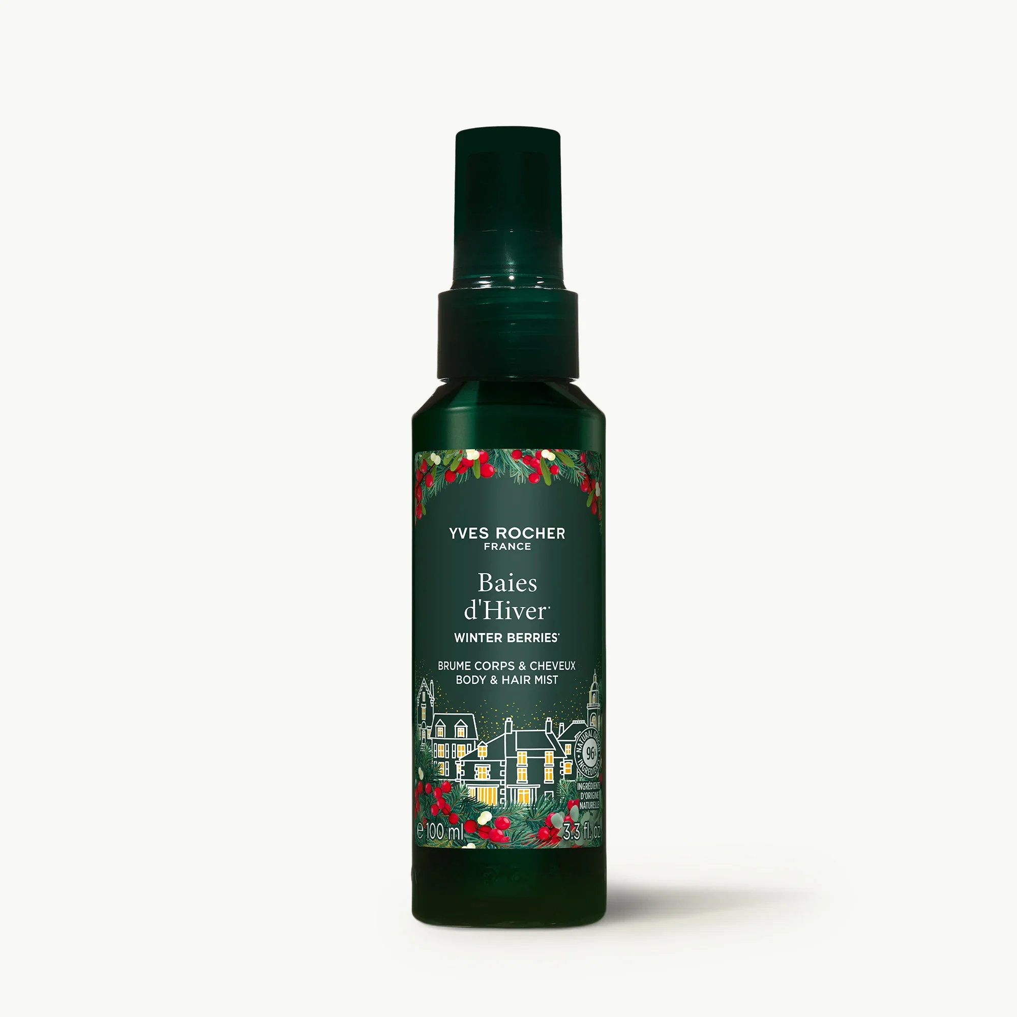 Body & Hair Mist Winter Berries Spray bottle