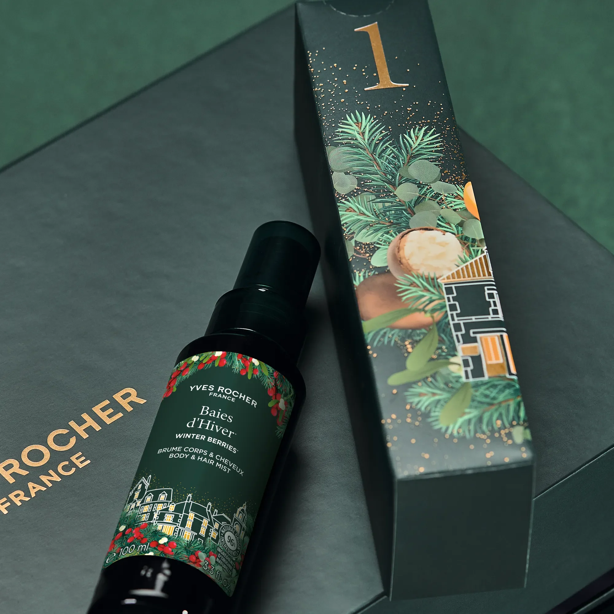 Body & Hair Mist Winter Berries Spray bottle - Image 2