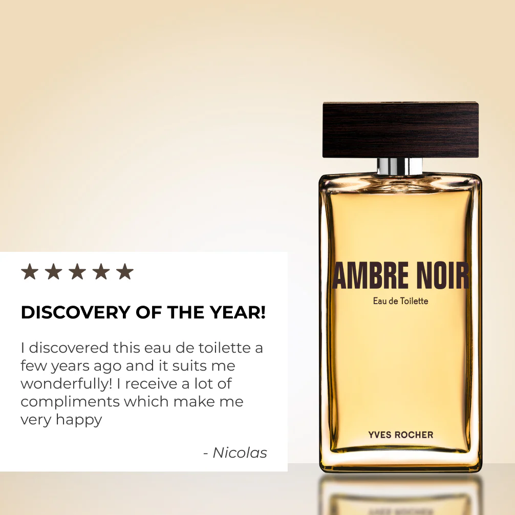 Eau de toilette for men Ambre Noir 100 ml - Image 4