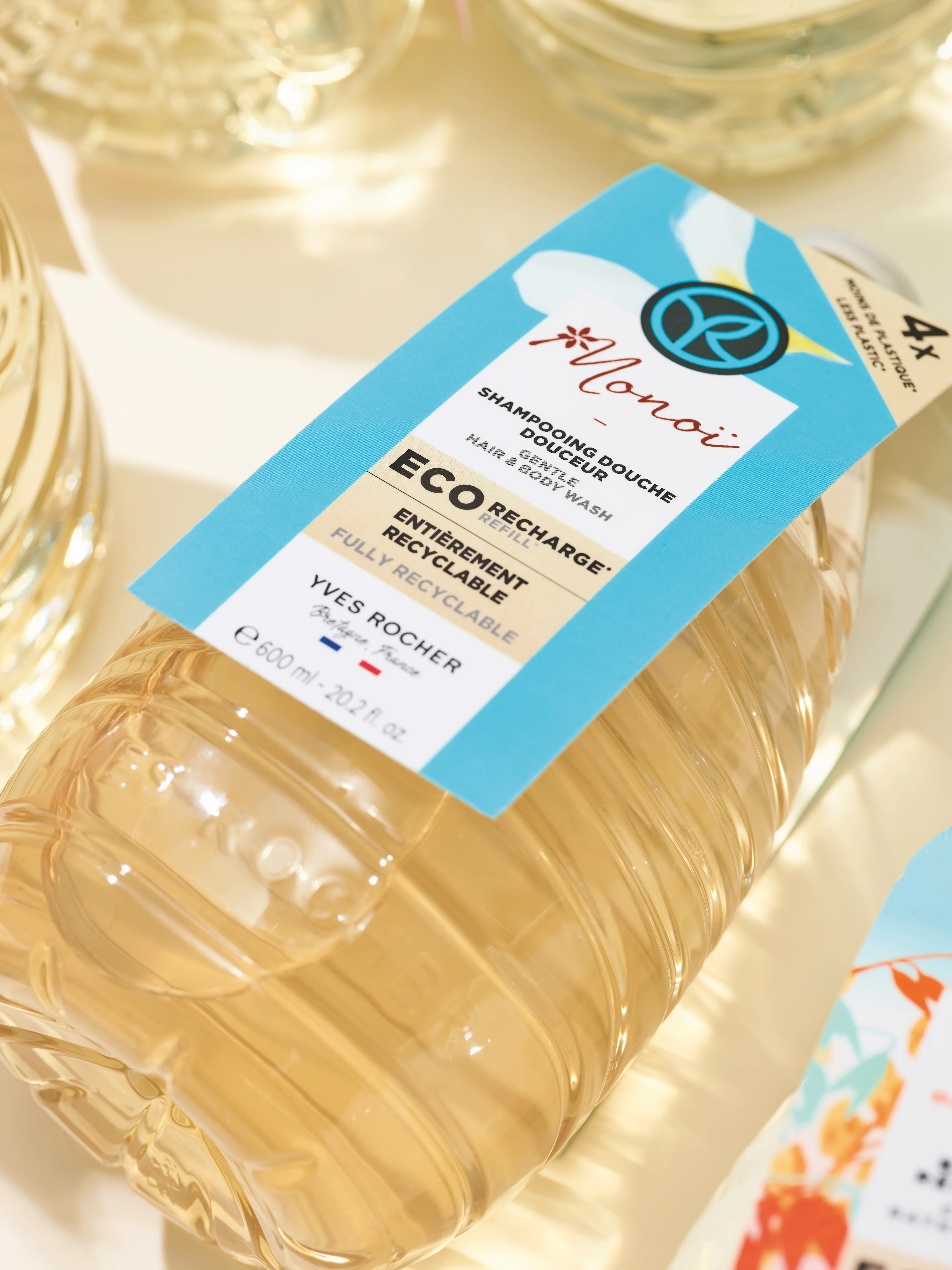 Eco-Refill Hair & Body Wash Monoi 600ml - Image 3