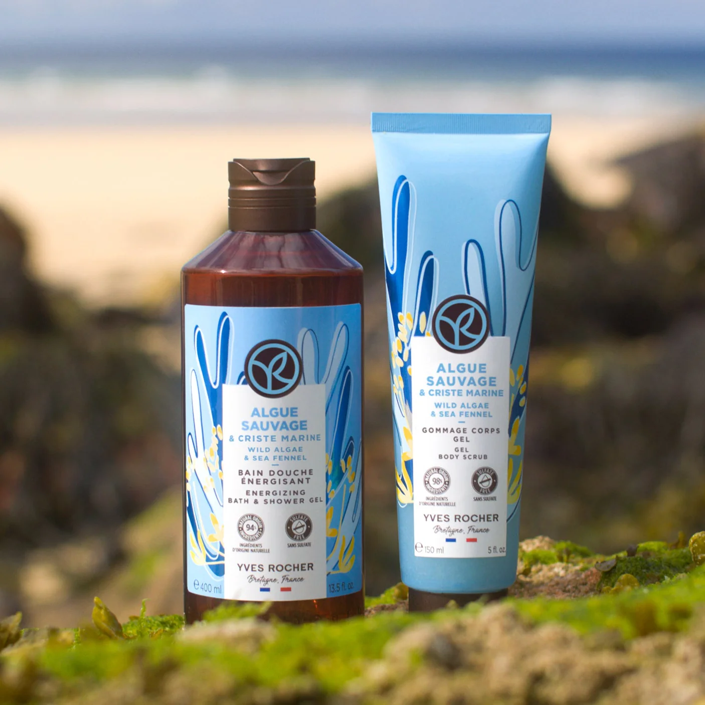 Wild Algae & Sea Fennel Energizing Bath & Shower Gel - 400 ml - Image 2
