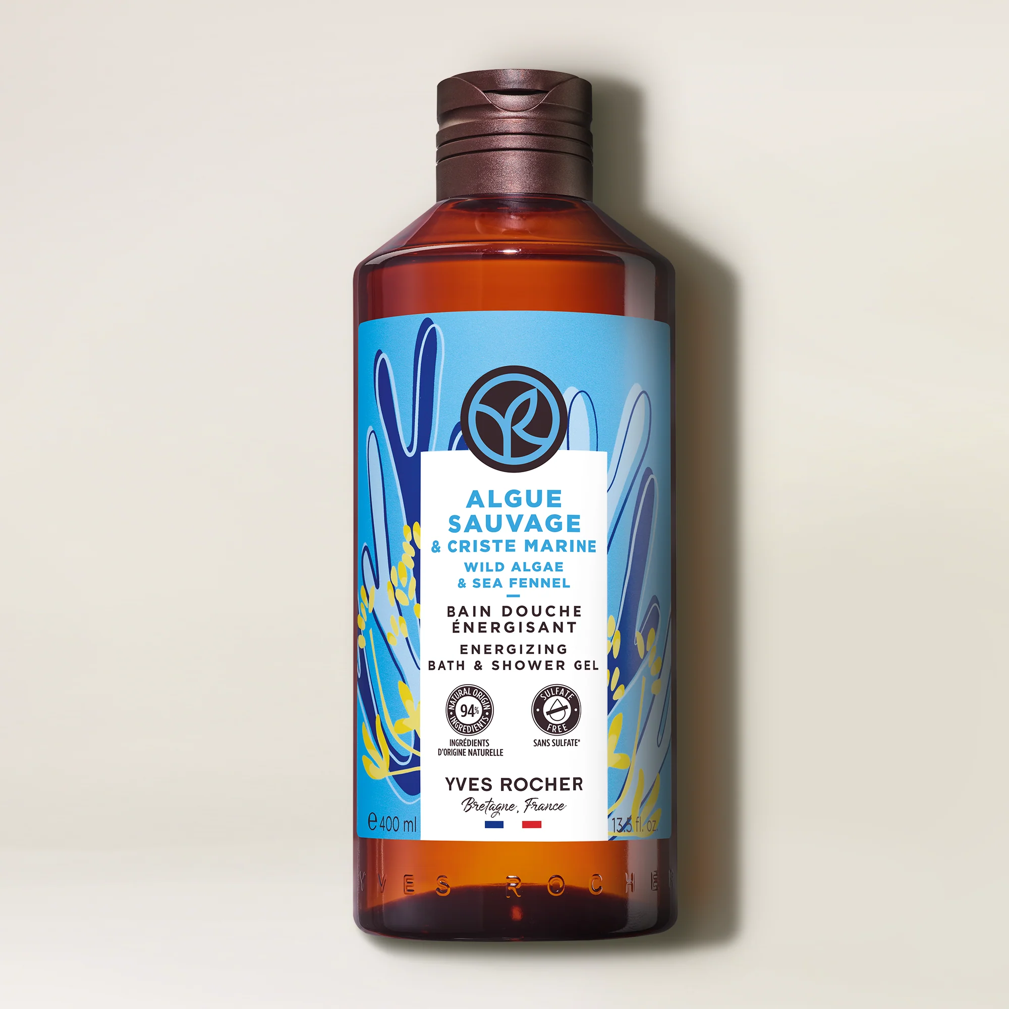 Wild Algae & Sea Fennel Energizing Bath & Shower Gel - 400 ml - Image 3